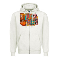 Oatmeal Heather blessed thanksgiving Zipper Hoodie - FaDigitalArtStudio