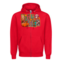 Red blessed thanksgiving Zipper Hoodie - FaDigitalArtStudio