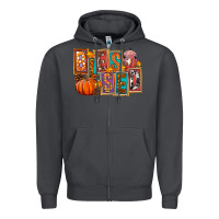 Smoke blessed thanksgiving Zipper Hoodie - FaDigitalArtStudio