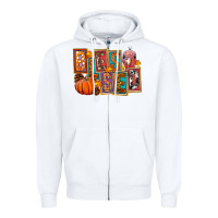 White blessed thanksgiving Zipper Hoodie - FaDigitalArtStudio