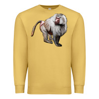 Antique Gold baboon Premium Sweatshirt - LillyAllenDesigns