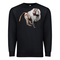Black baboon Premium Sweatshirt - LillyAllenDesigns