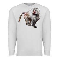 Dove Grey baboon Premium Sweatshirt - LillyAllenDesigns