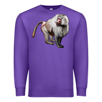 Purple baboon Premium Sweatshirt - LillyAllenDesigns