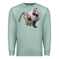 Seafoam baboon Premium Sweatshirt - LillyAllenDesigns