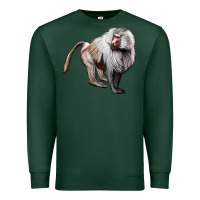 Sports Green baboon Premium Sweatshirt - LillyAllenDesigns