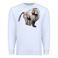 White baboon Premium Sweatshirt - LillyAllenDesigns