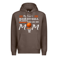 Coffee My Favorite Basketball Player Calls Me Mom Premium Hoodie - Bettercallsaul