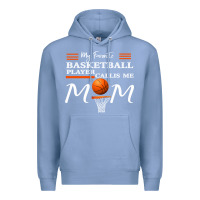 Colony Blue My Favorite Basketball Player Calls Me Mom Premium Hoodie - Bettercallsaul