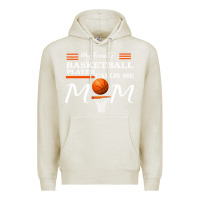 Oatmeal Heather My Favorite Basketball Player Calls Me Mom Premium Hoodie - Bettercallsaul