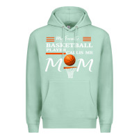 Seafoam My Favorite Basketball Player Calls Me Mom Premium Hoodie - Bettercallsaul