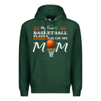 Sports Green My Favorite Basketball Player Calls Me Mom Premium Hoodie - Bettercallsaul