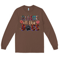 Chestnut rescue all the dogs Long Sleeve Tee - Zillion Design Studio