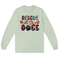 Matcha rescue all the dogs Long Sleeve Tee - Zillion Design Studio