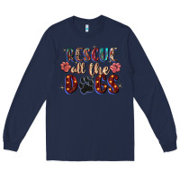 Navy rescue all the dogs Long Sleeve Tee - Zillion Design Studio