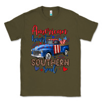 Army Green American heart southern soul truck Classic Tee - Neo Western