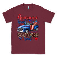Burgundy American heart southern soul truck Classic Tee - Neo Western