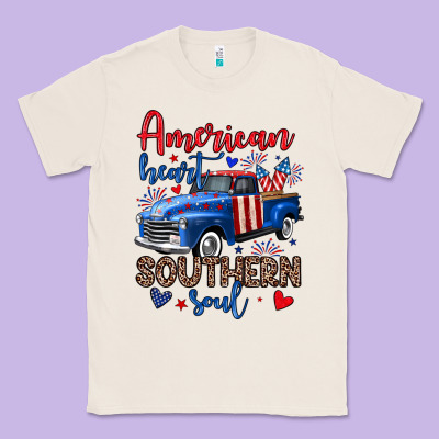 American Heart Southern Soul Truck Classic Tee Designed By Neo Western