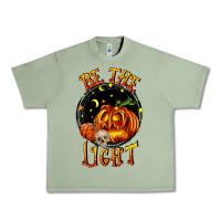 Oil Green Be the light Urban Heavy Tee - RanaPortraitStore