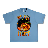 Pebble Blue Be the light Urban Heavy Tee - RanaPortraitStore