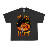 Pigment Black Be the light Urban Heavy Tee - RanaPortraitStore