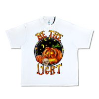 White Be the light Urban Heavy Tee - RanaPortraitStore
