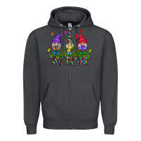 Smoke autism Gnome Zipper Hoodie - CowhideDigitalArt