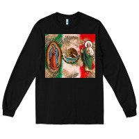 Black Virgin Mary and San Judas Long Sleeve Tee - CTS Tumbler Store