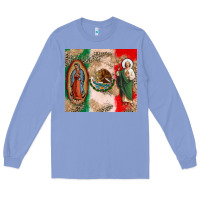 Colony Blue Virgin Mary and San Judas Long Sleeve Tee - CTS Tumbler Store