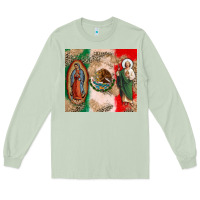 Matcha Virgin Mary and San Judas Long Sleeve Tee - CTS Tumbler Store