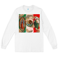 White Virgin Mary and San Judas Long Sleeve Tee - CTS Tumbler Store