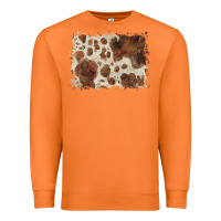 Carrot cowhide background Premium Sweatshirt - BarkalooDesign