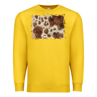 Lemon cowhide background Premium Sweatshirt - BarkalooDesign
