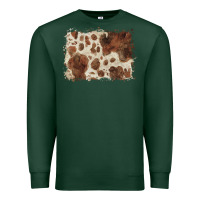 Sports Green cowhide background Premium Sweatshirt - BarkalooDesign