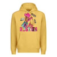 Antique Gold lady hustler afro high heels Premium Hoodie - NancyCooperArtShop