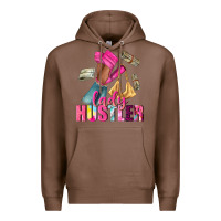 Chestnut lady hustler afro high heels Premium Hoodie - NancyCooperArtShop