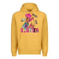 Mustard lady hustler afro high heels Premium Hoodie - NancyCooperArtShop