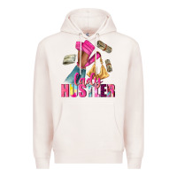 Pale Pink lady hustler afro high heels Premium Hoodie - NancyCooperArtShop