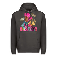Smoke lady hustler afro high heels Premium Hoodie - NancyCooperArtShop