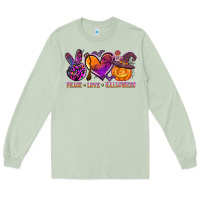 Matcha peace love halloween Long Sleeve Tee - AdoDesignShop