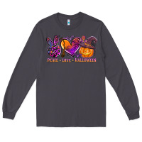 Smoke peace love halloween Long Sleeve Tee - AdoDesignShop