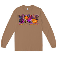 Toasted Coconut peace love halloween Long Sleeve Tee - AdoDesignShop