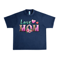 Navy love mom Urban Heavy Tee - Zillion Design Studio