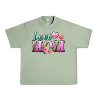 Oil Green love mom Urban Heavy Tee - Zillion Design Studio