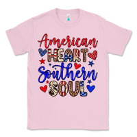 Bubblegum Pink American heart southern soul Classic Tee - Neo Western