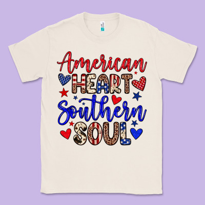 American Heart Southern Soul Classic Tee Designed By Neo Western