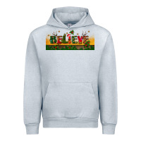 Heather Grey christmas believe Urban Hoodie - BundleAndBundleShop