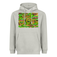 Moon Dust horseshoe shamrock leopard wood glitter background Heavyweight Hoodie - Artiststas