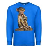 True Royal Baby Baboon Illustrations Premium Sweatshirt - LillyAllenDesigns