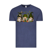 Vintage Denim hunter gnomes Vintage Tee - Zillion Design Studio